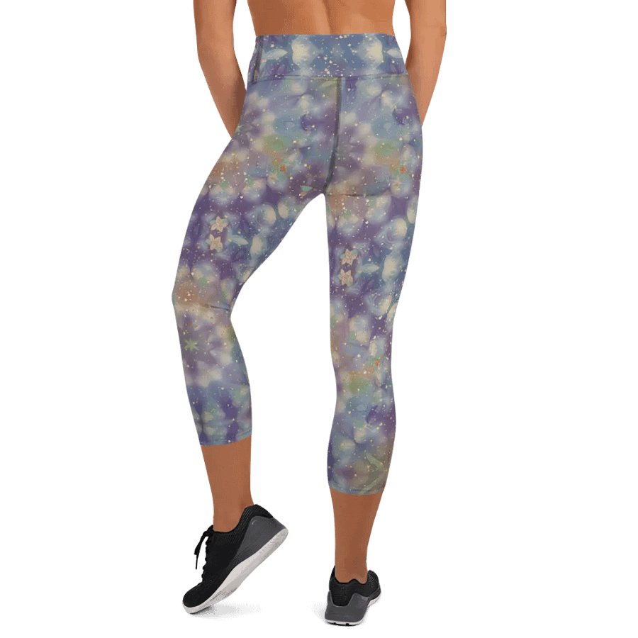 Celestial Whimsy Yoga Capri Leggings product image (5)