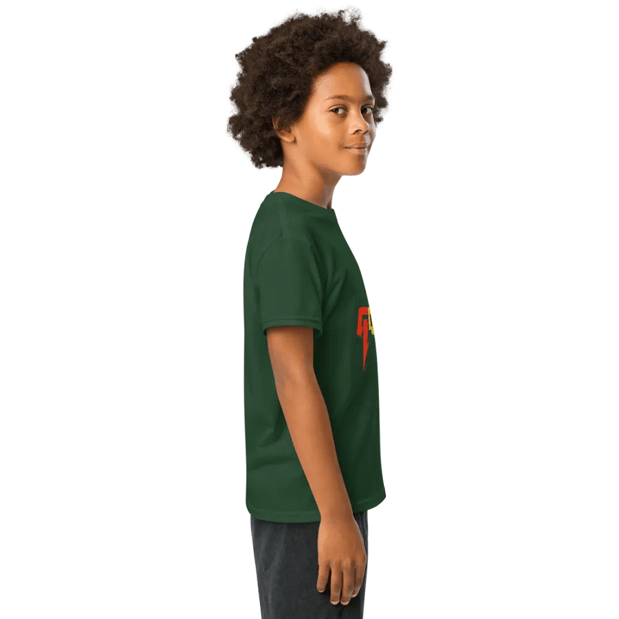 Vibrant GOAT Stylized Youth Sports Tee product image (22)