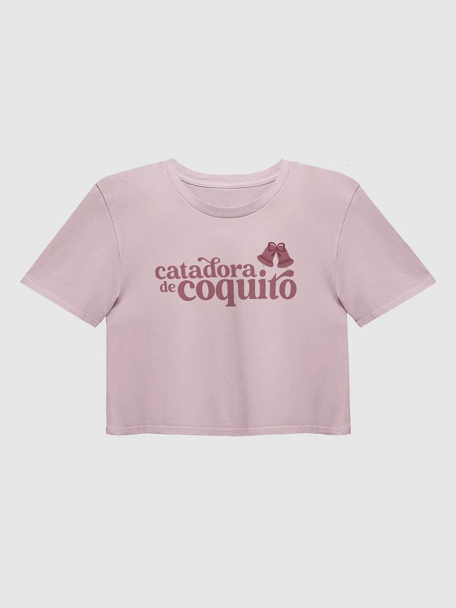 Catadora de Coquito (Pink) Crop Top product image (1)