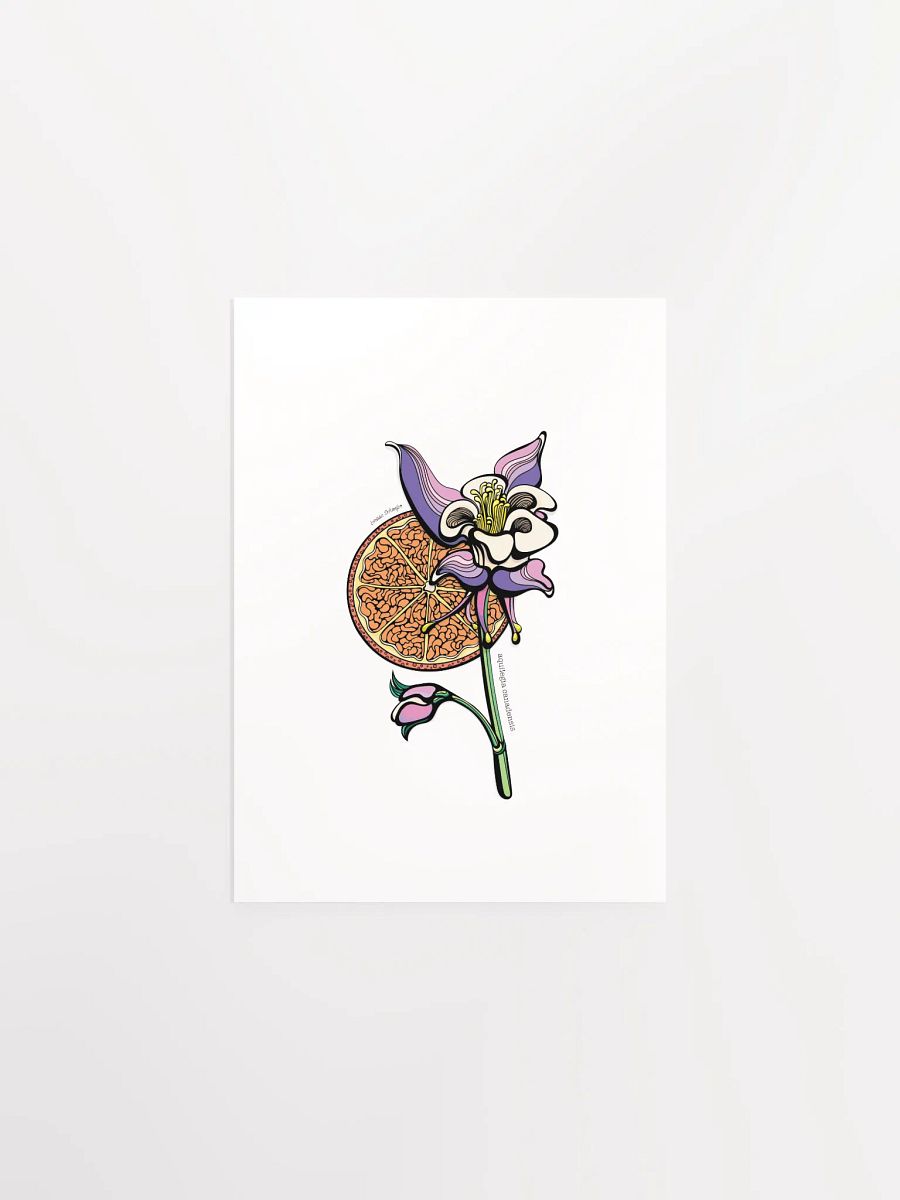 "Aquilegia Canadensis Wild Flower" Print product image (5)