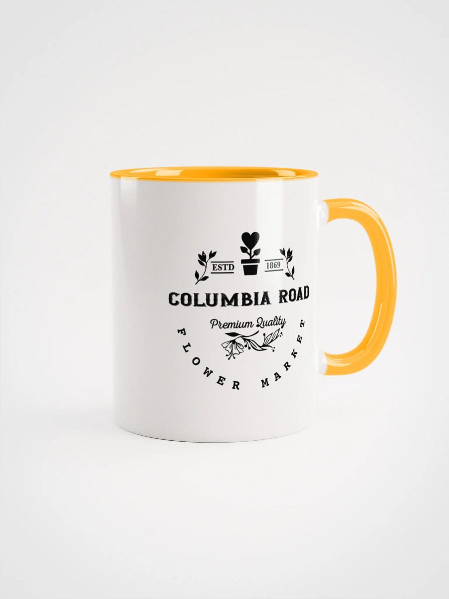 Columbia Road Market Peek-a-Boo Ceramic Mug (Orange) product image (1)