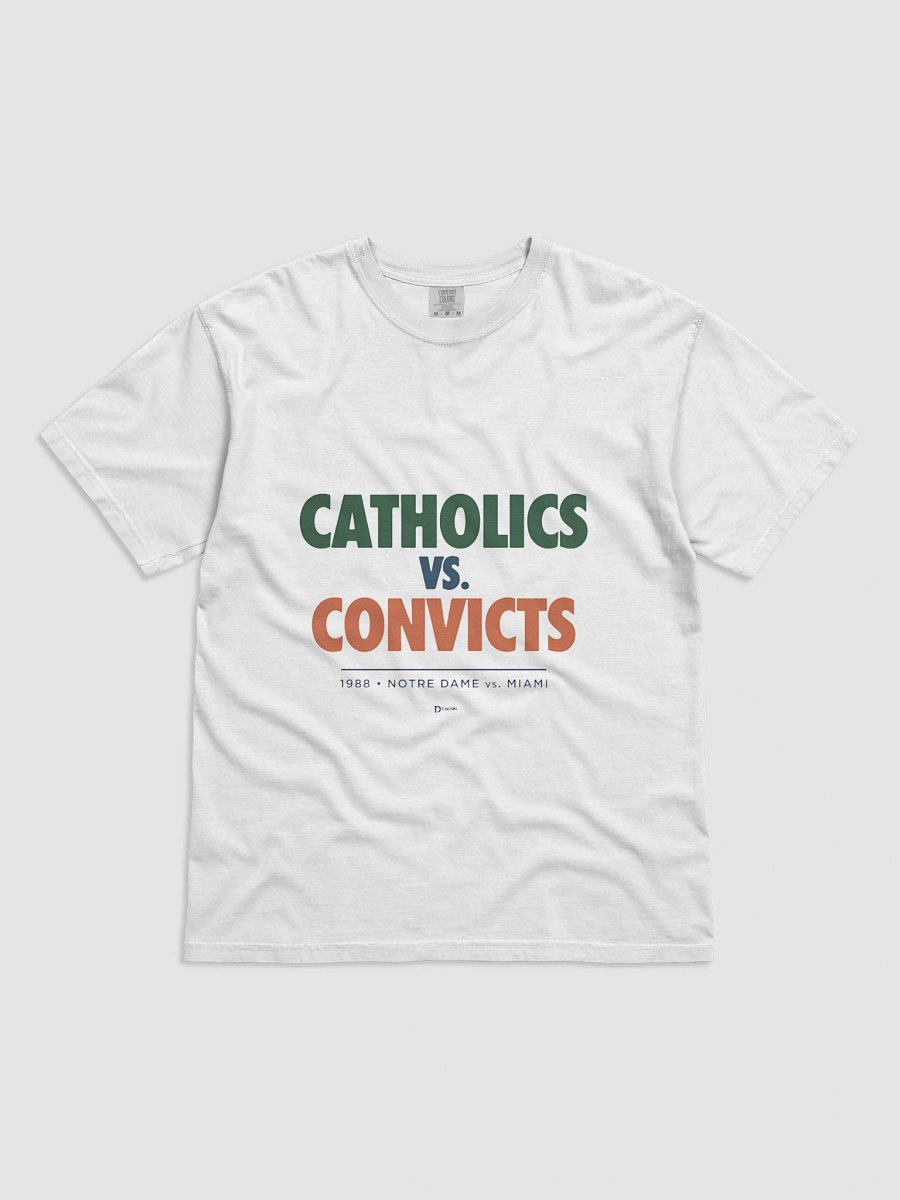 Catholics vs. Convicts 1988 T-shirt product image (1)