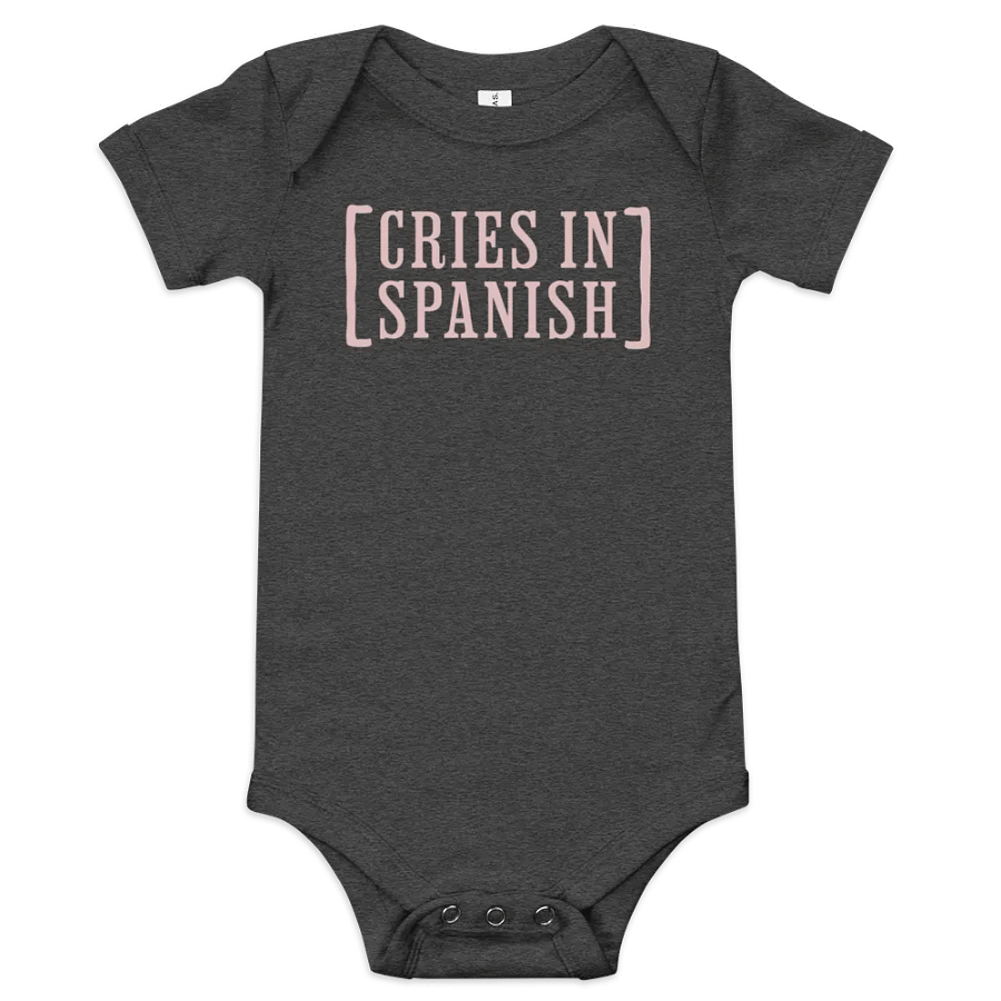 Cries in Spanish Bodysuit para Bebés product image (2)