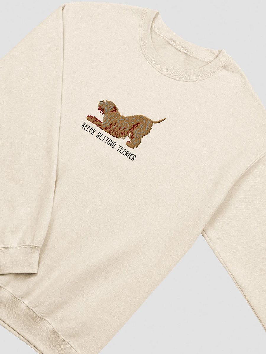 Keeps Getting Terrier Sweatshirt (Embroidered) of a Wheaten Terrier product image (15)