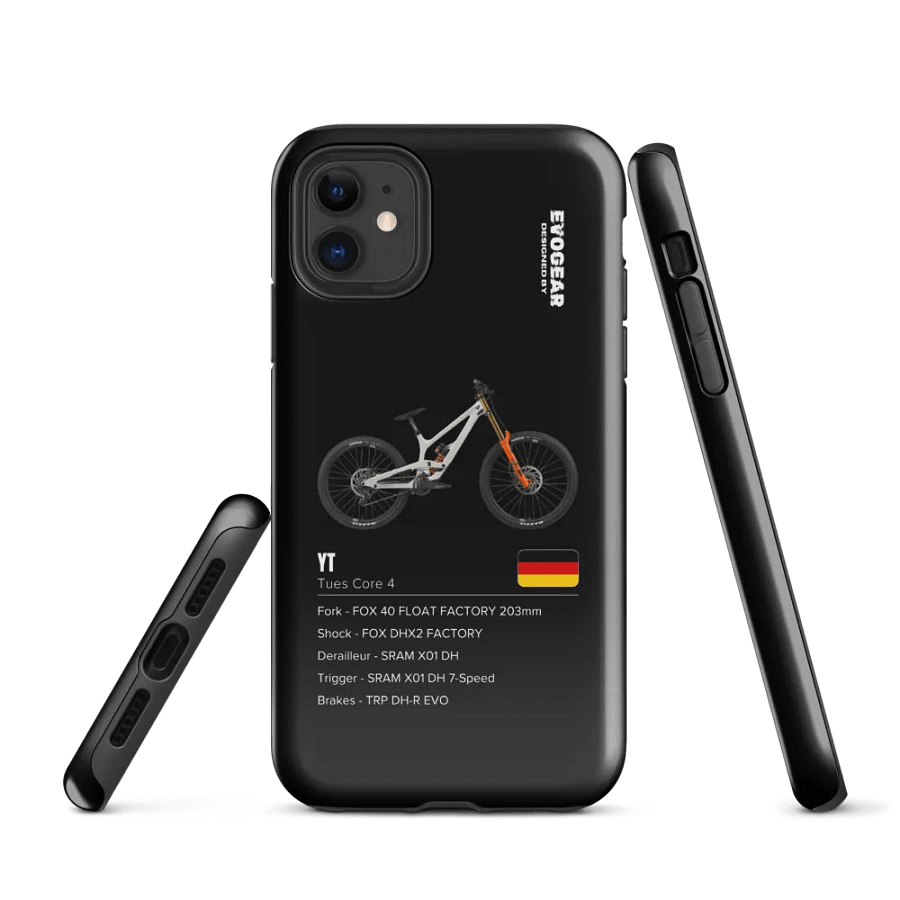 Black YT Tues Core 4 iPhone Case product image (1)