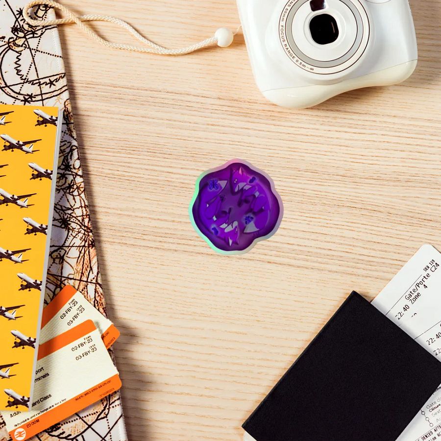 Mystical Foxes(May) Holographic Sticker product image (5)