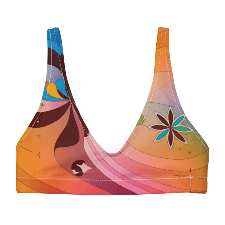Sunburst Bloom Padded Bikini Top product image (1)