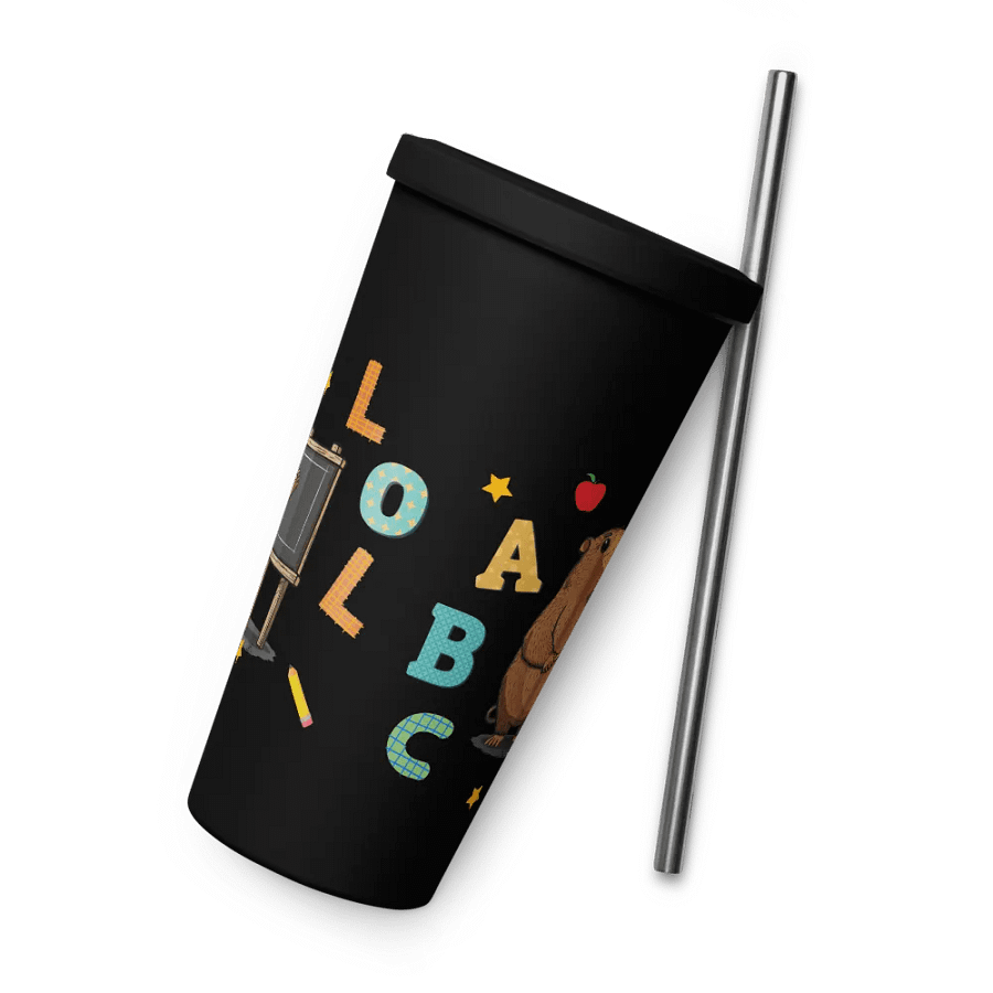 Back To School Capybara Gift For A Teacher - Insulated Coffee Tumbler product image (8)