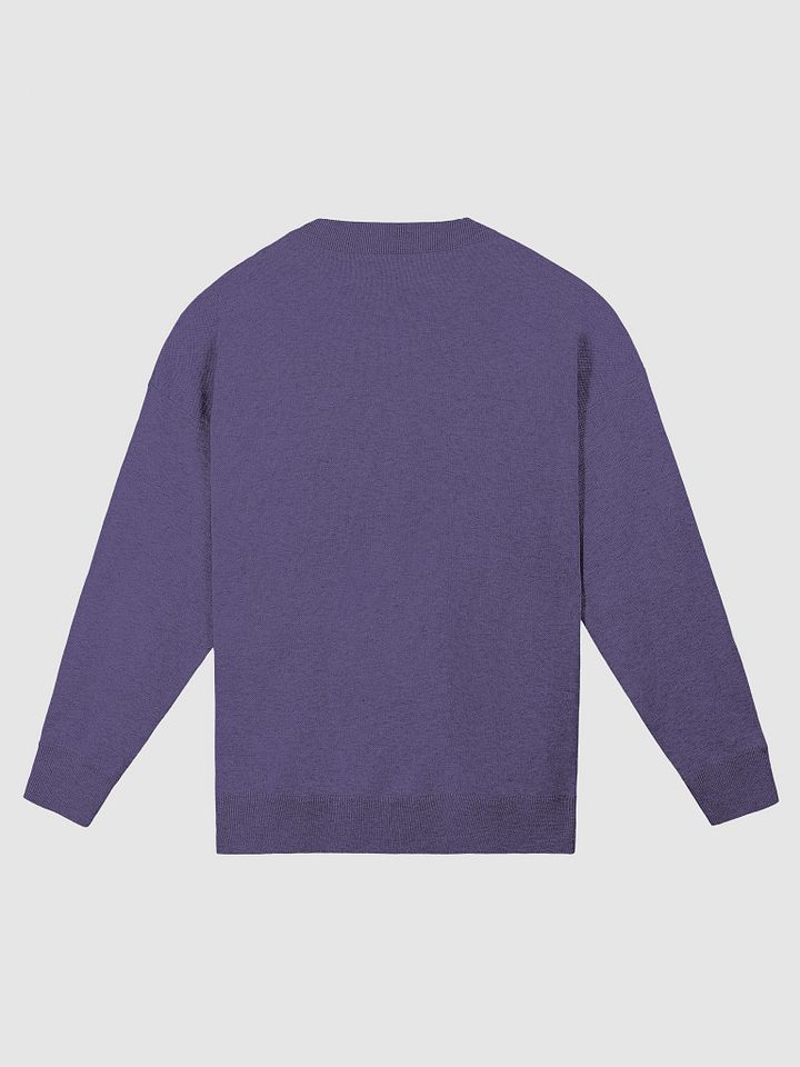 HYPERVERBAL (lg. design, contrast purple) knitwear relaxed crewneck product image (8)