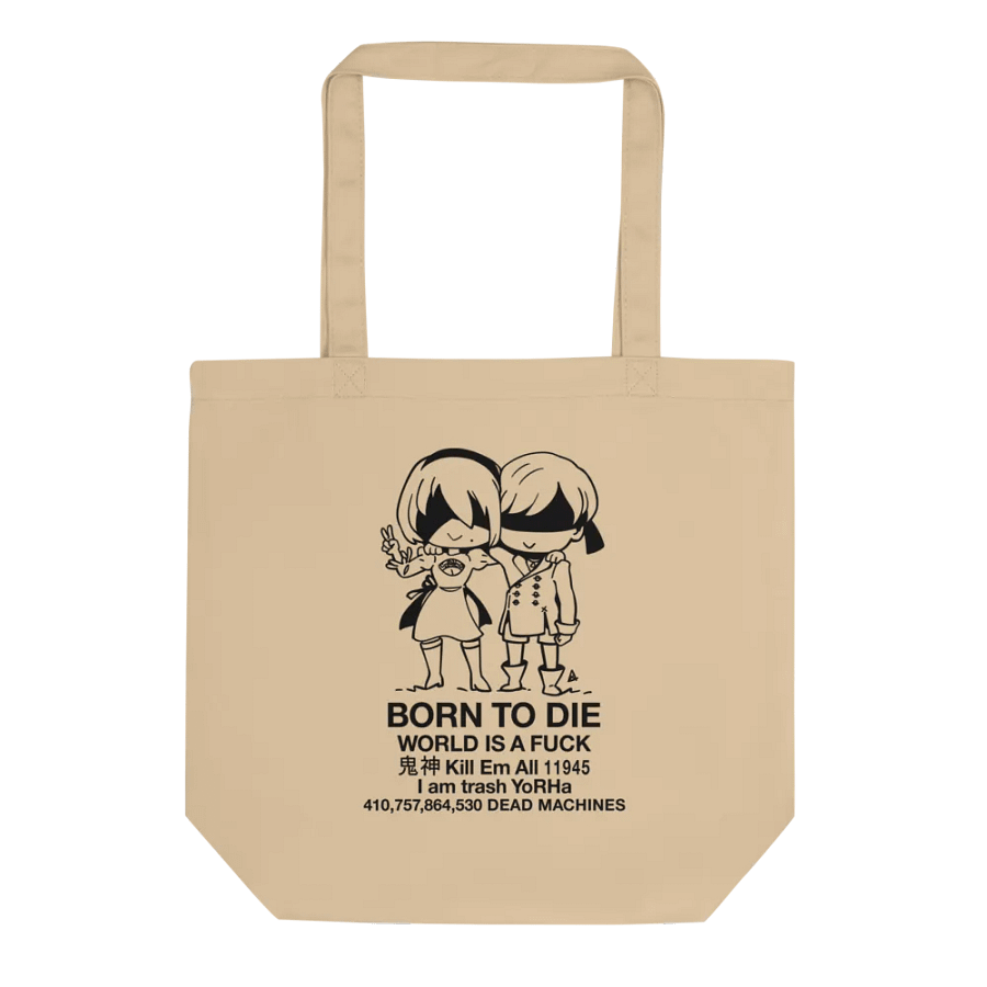 BORN TO DIE - TOTE BAG - TAN product image (2)