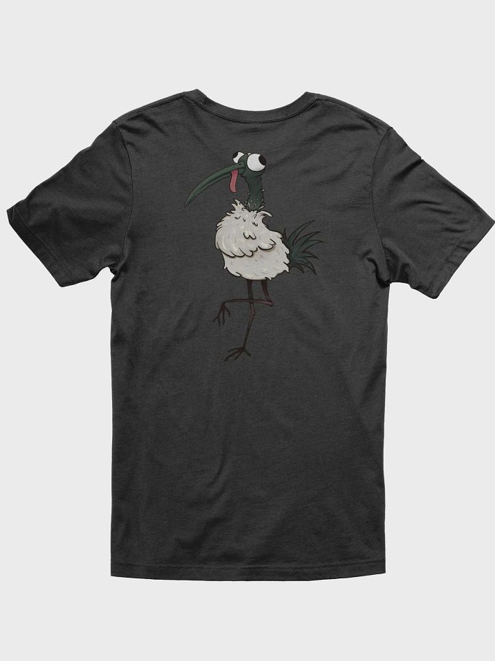 Flip (front) & Bin Chicken (Back) [White Text] Unisex Tee product image (2)