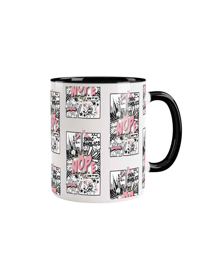 Shac-oholics Comic Blast Mug- Pink 