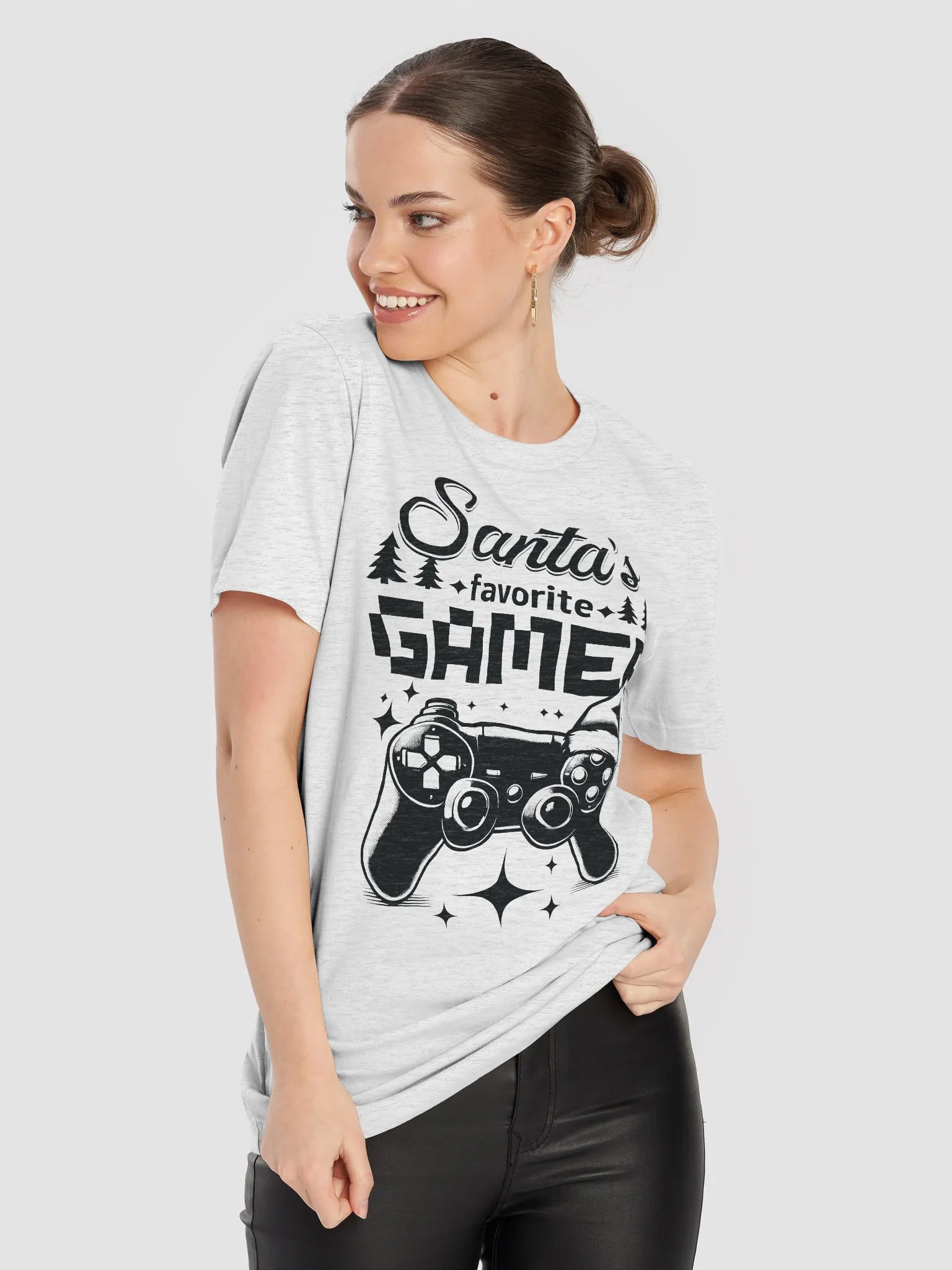 Santa's Favorite Gamer T-Shirt product image (4)