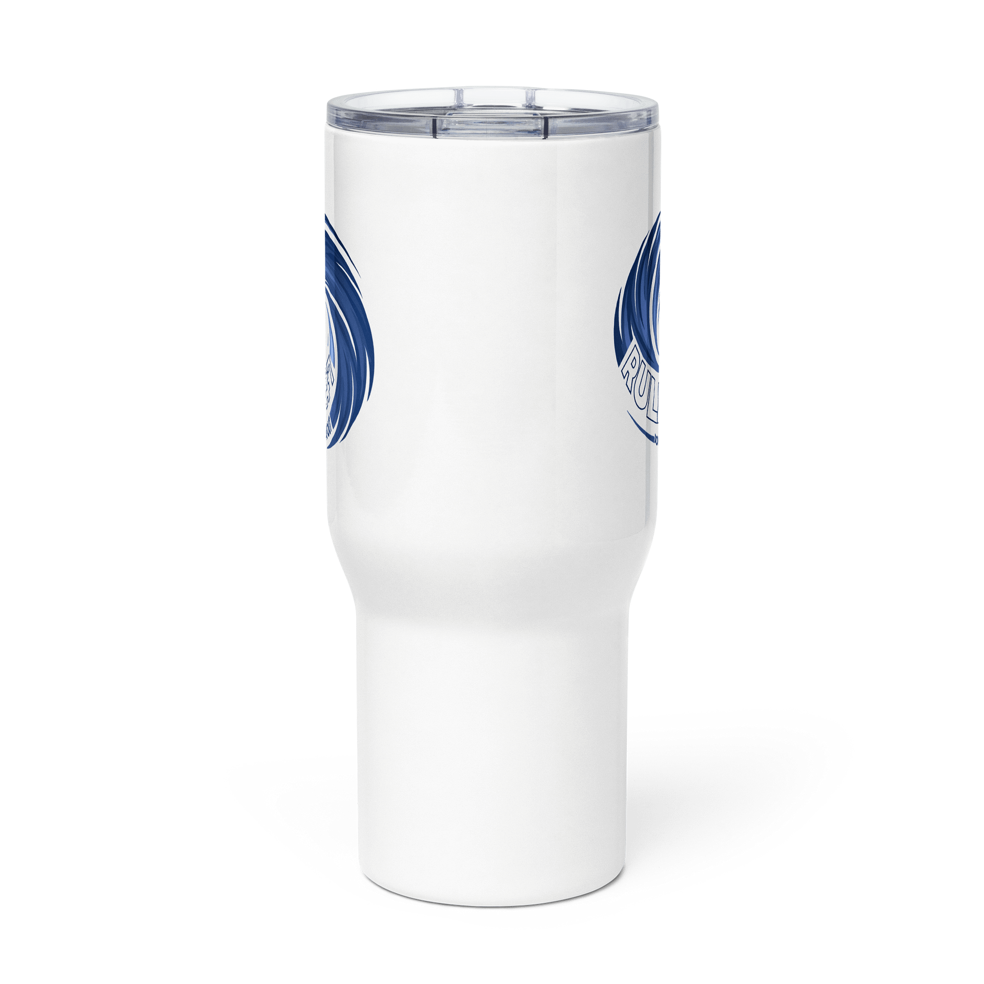 Rule #7 Stainless Steel Travel Mug Blue and White product image (3)