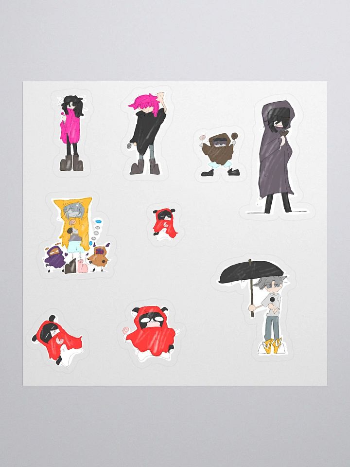 Moon Savers + Hampan and Ray stickers product image (1)