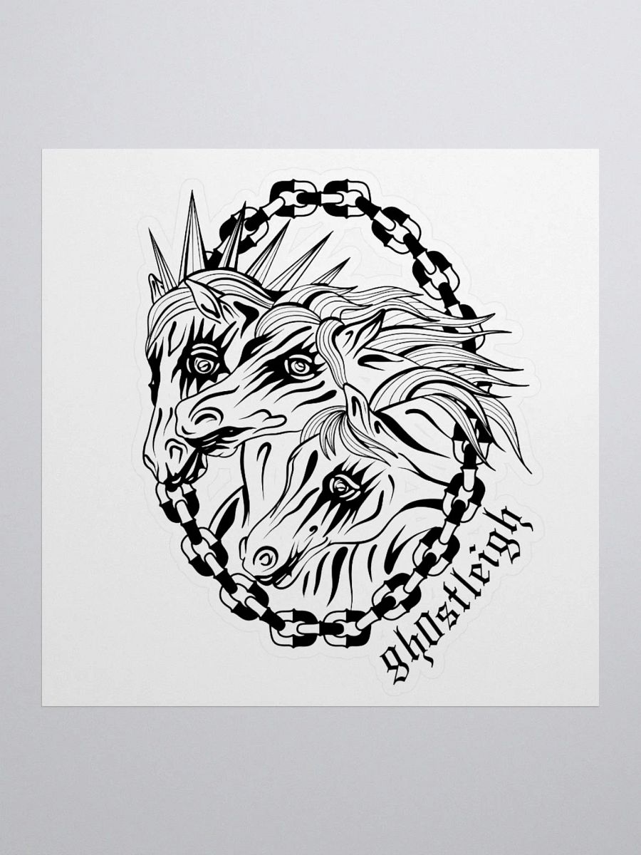 Yeehawnted Horses Sticker product image (3)