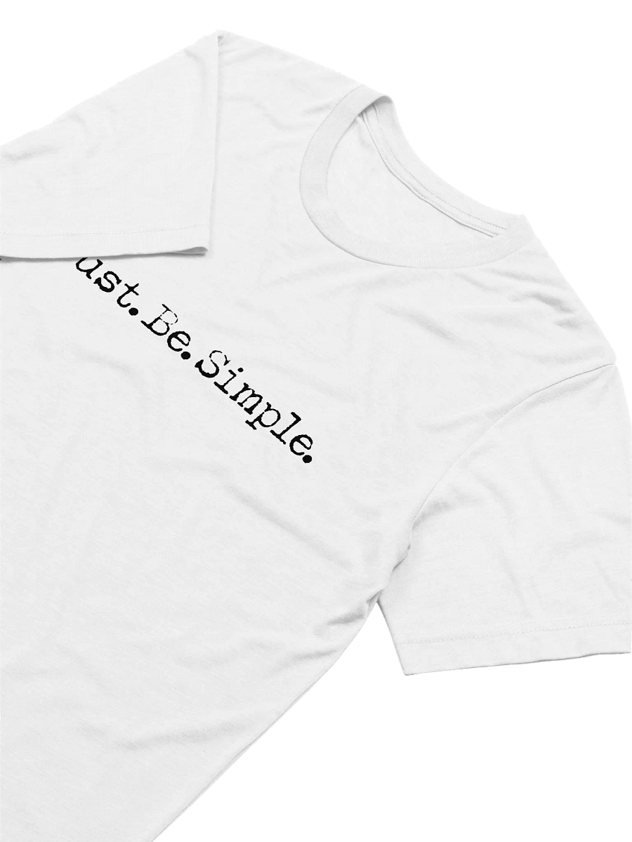 Just Be Simple White Tee product image (3)