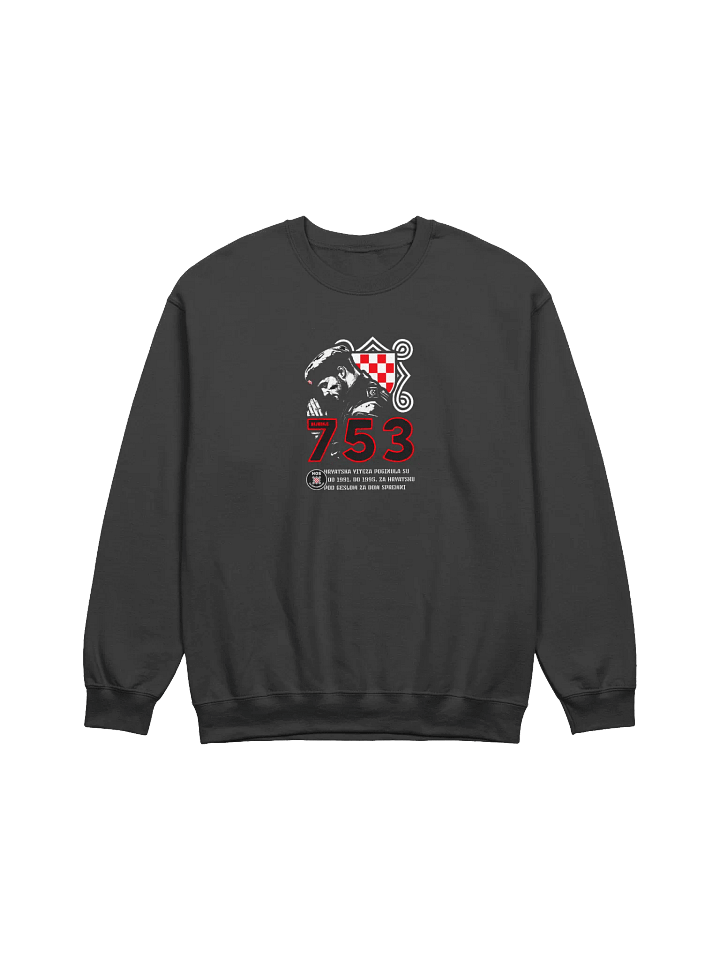 Poginuli Za Hrvatsku (753 HOS) Classic Crewneck Sweatshirt product image (1)