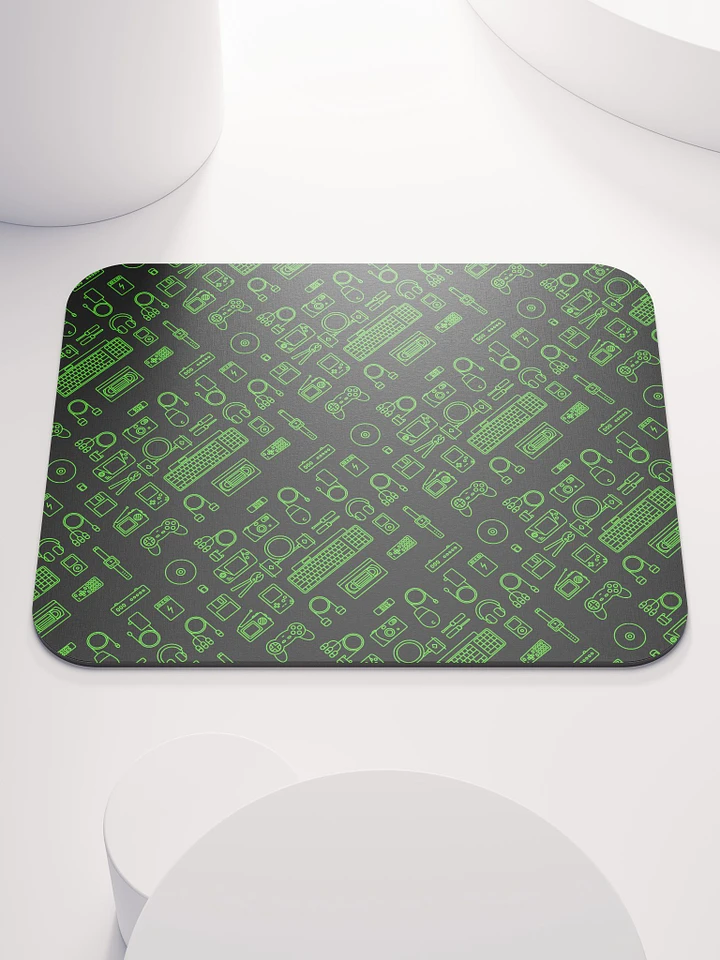 Neon Green Devices Mouse Pad (Classic) product image (1)