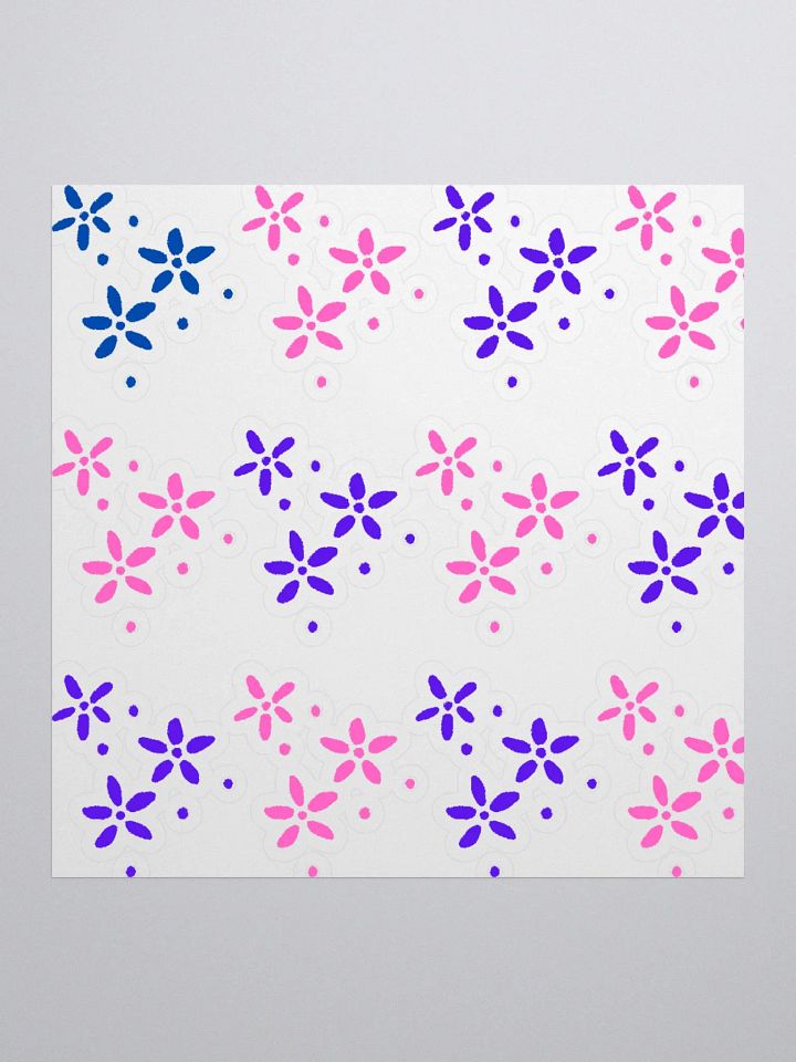 Blue & Pink Floweer Pattern product image (1)