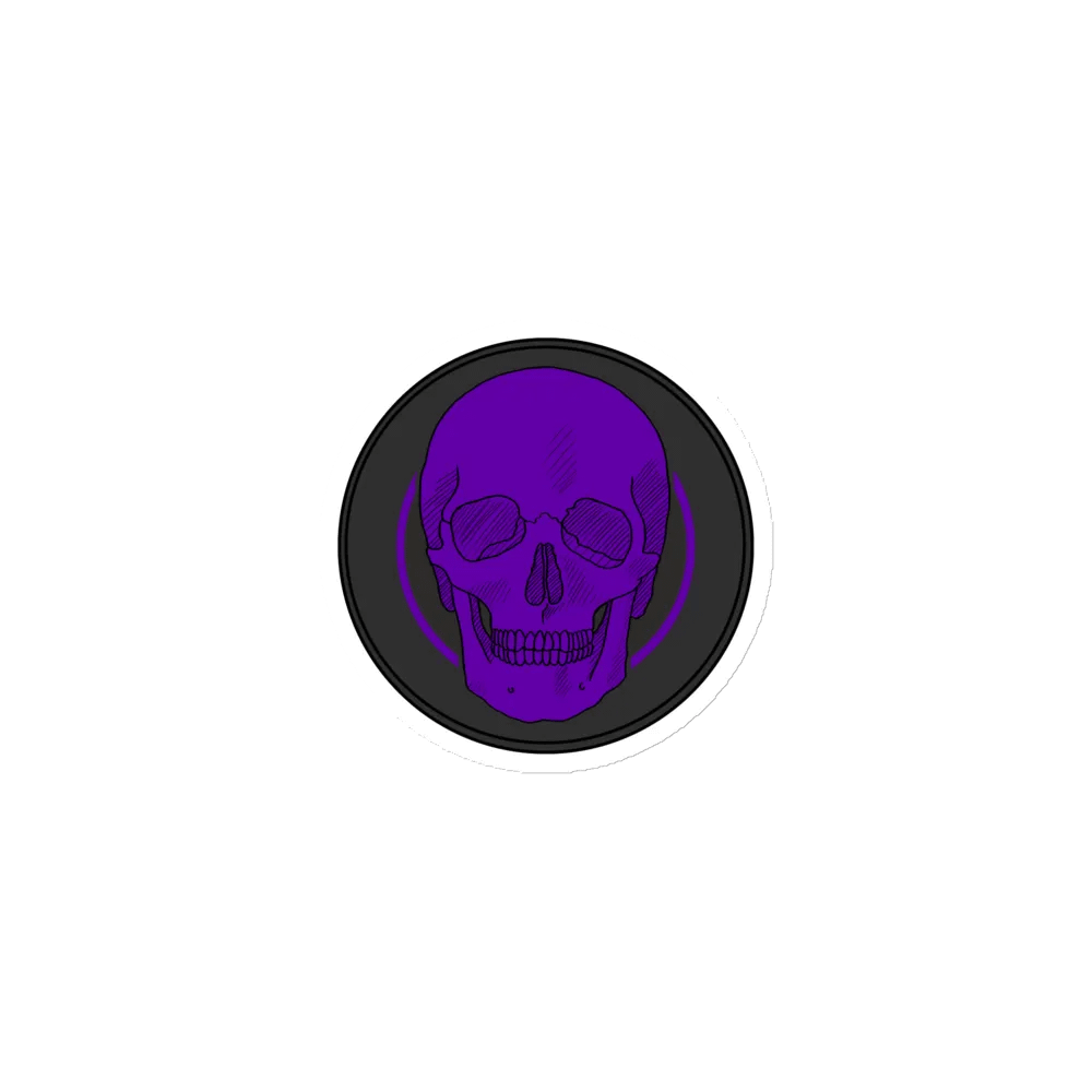 Purple skull magnet product image (1)