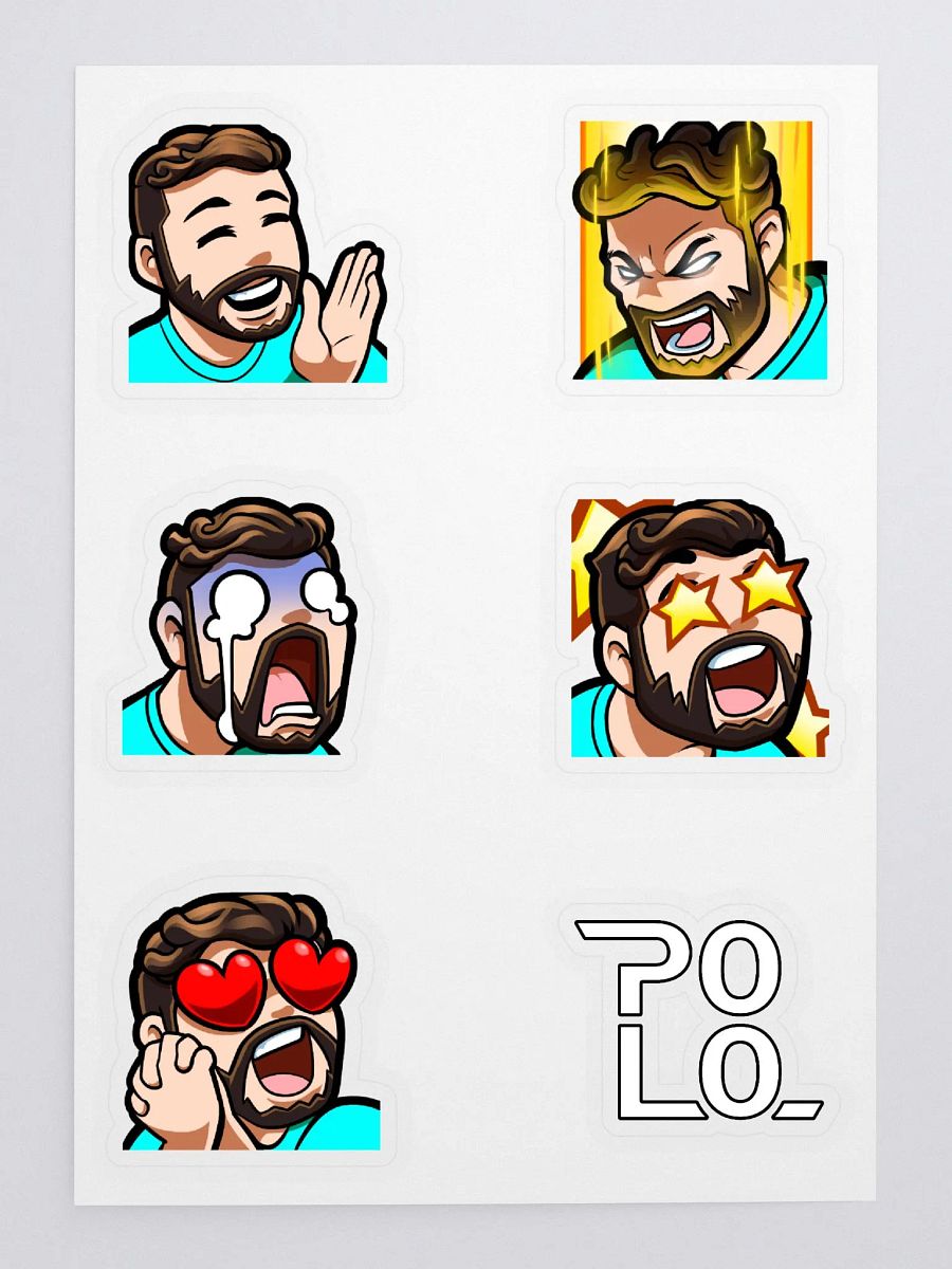 Emotes + Logo Stickers product image (3)