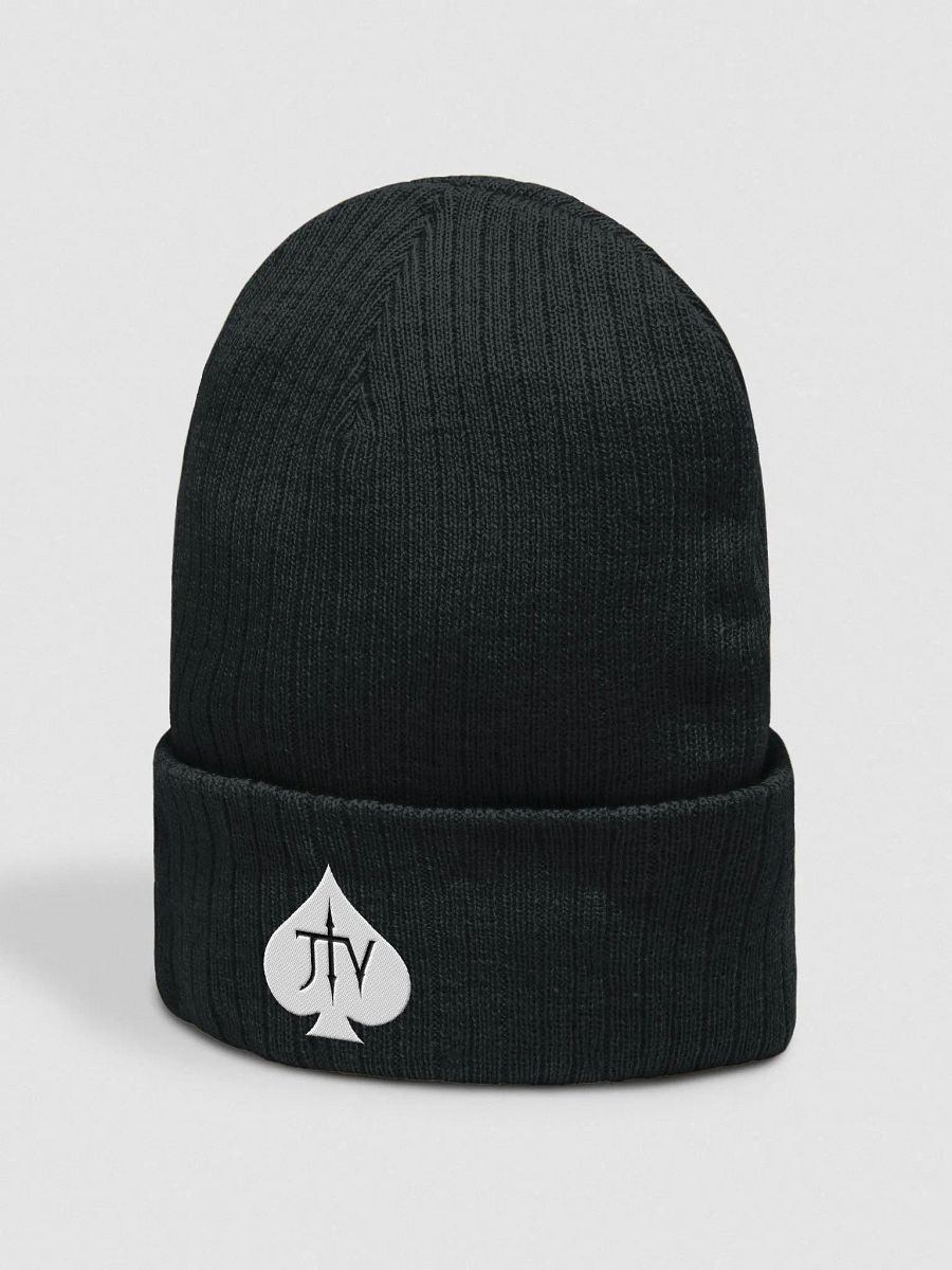 JTV Spade Logo Ribbed Beanie product image (2)
