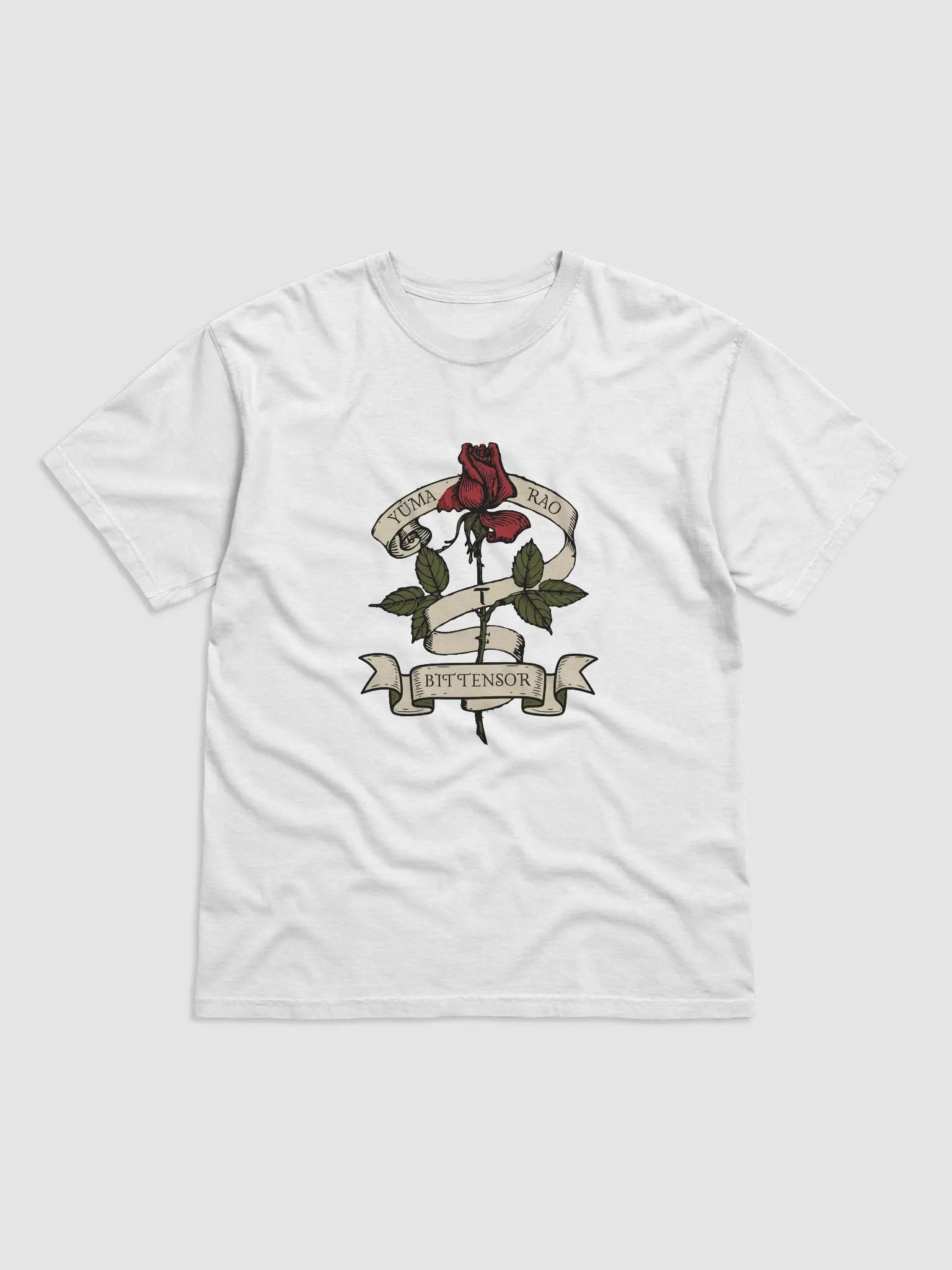YUMA RAO Rose Tattoo T-Shirt product image (2)