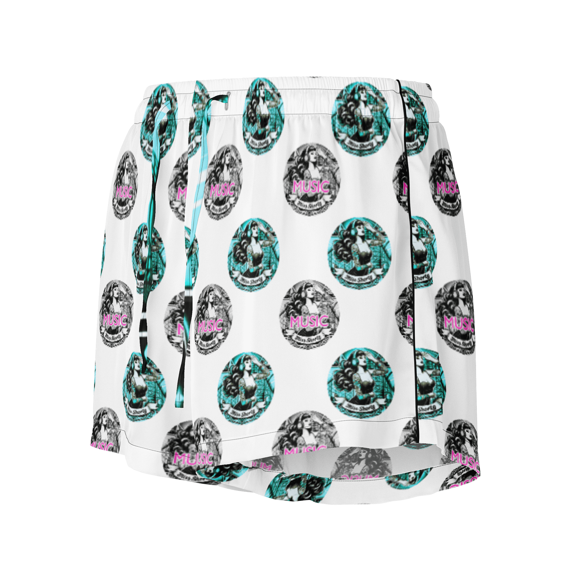 Polka Dot Logo Pajama Shorts product image (1)