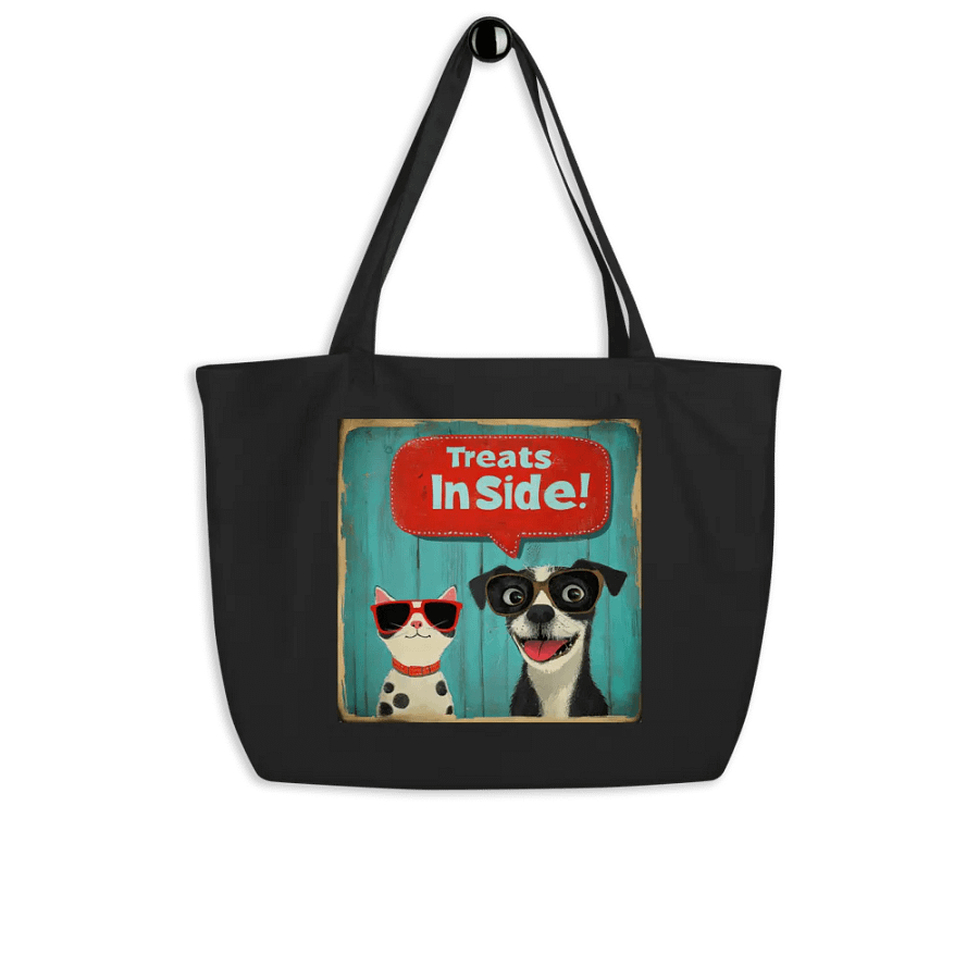 Treats Inside! Pet Lover Tote Bag product image (4)