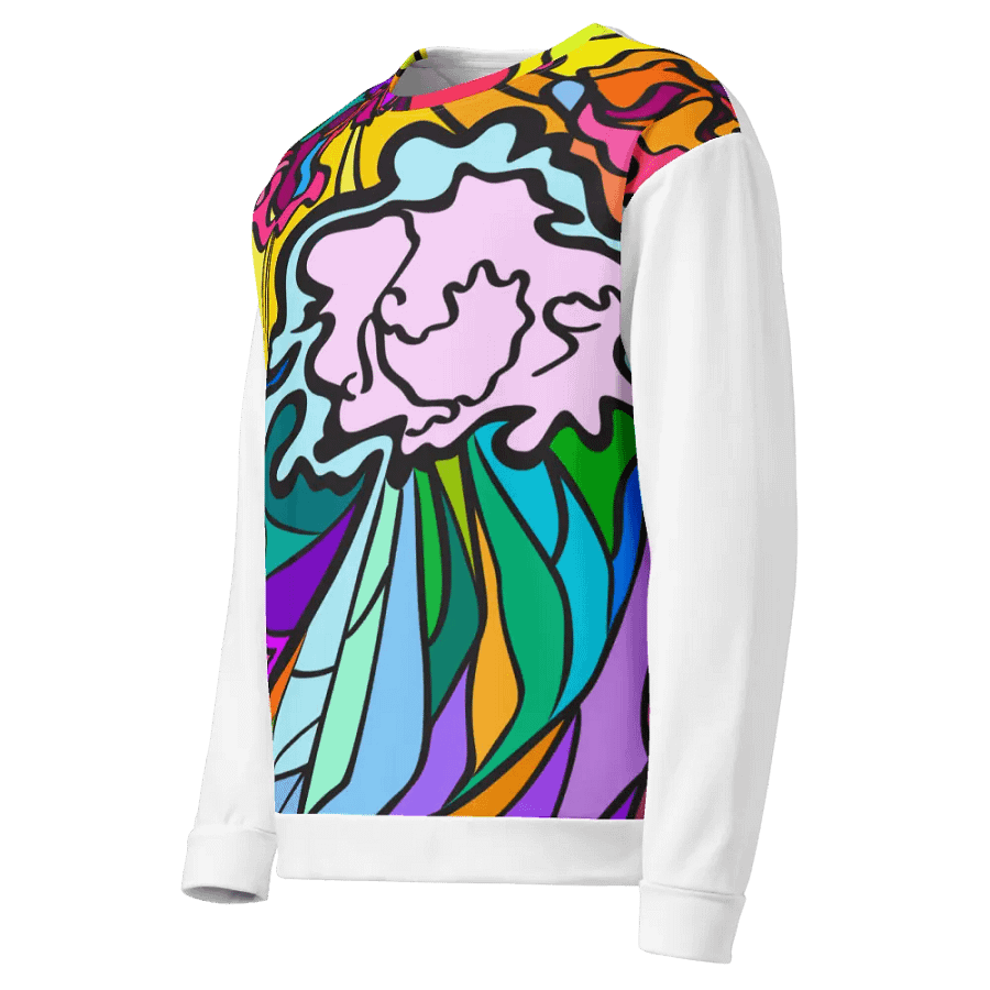 Energized Swirls Recycled Sweatshirt - Wave at Sunset product image (3)