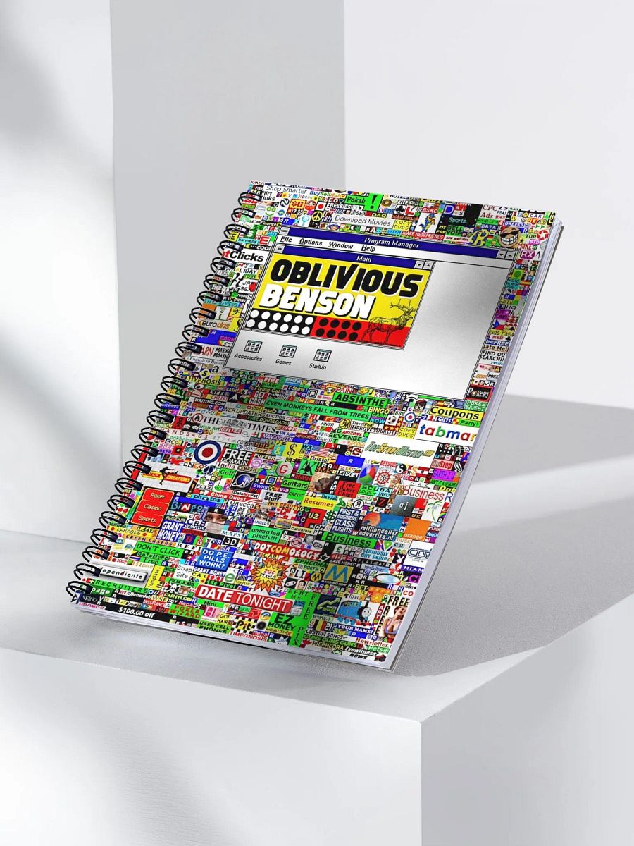 OB 1990's Internet Spiral Notebook product image (3)