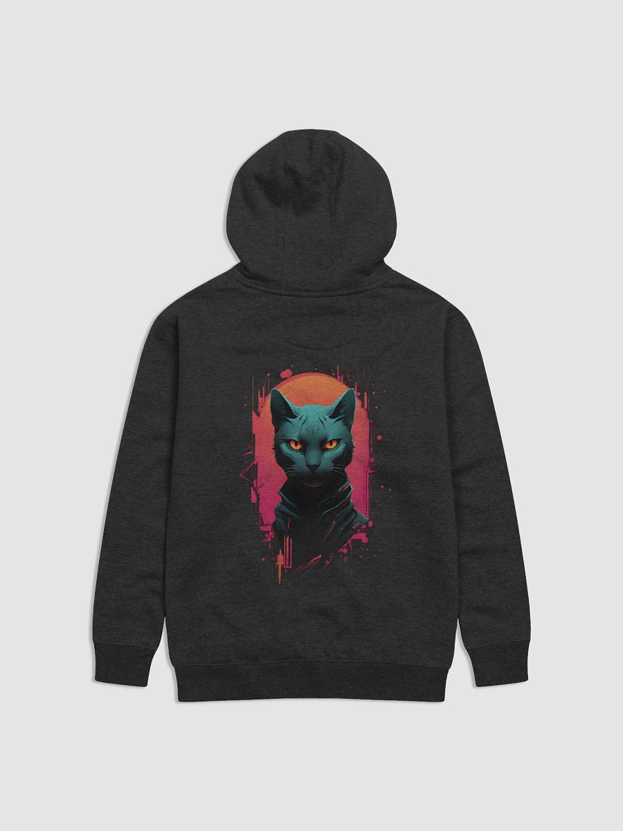Neon Cat Vibes Premium Hoodie product image (22)