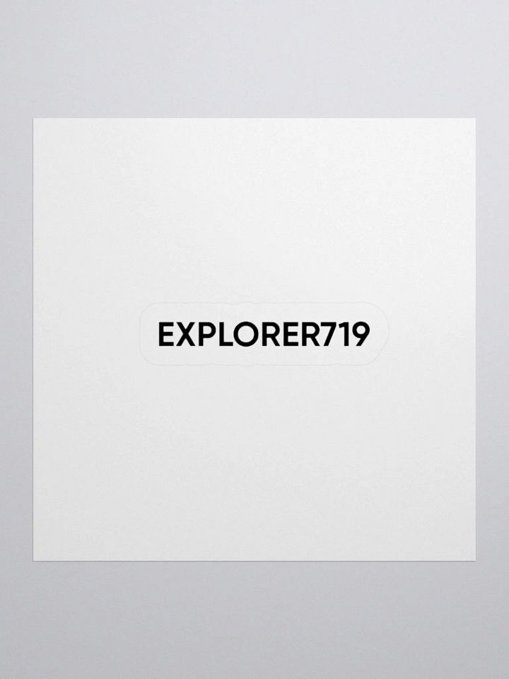Explorer719 Logo Sticker product image (1)