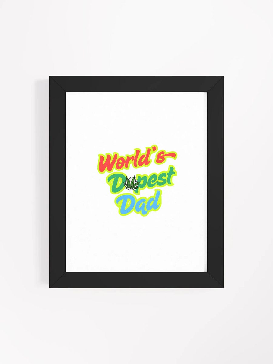 Worlds dopest dad picture frame product image (68)