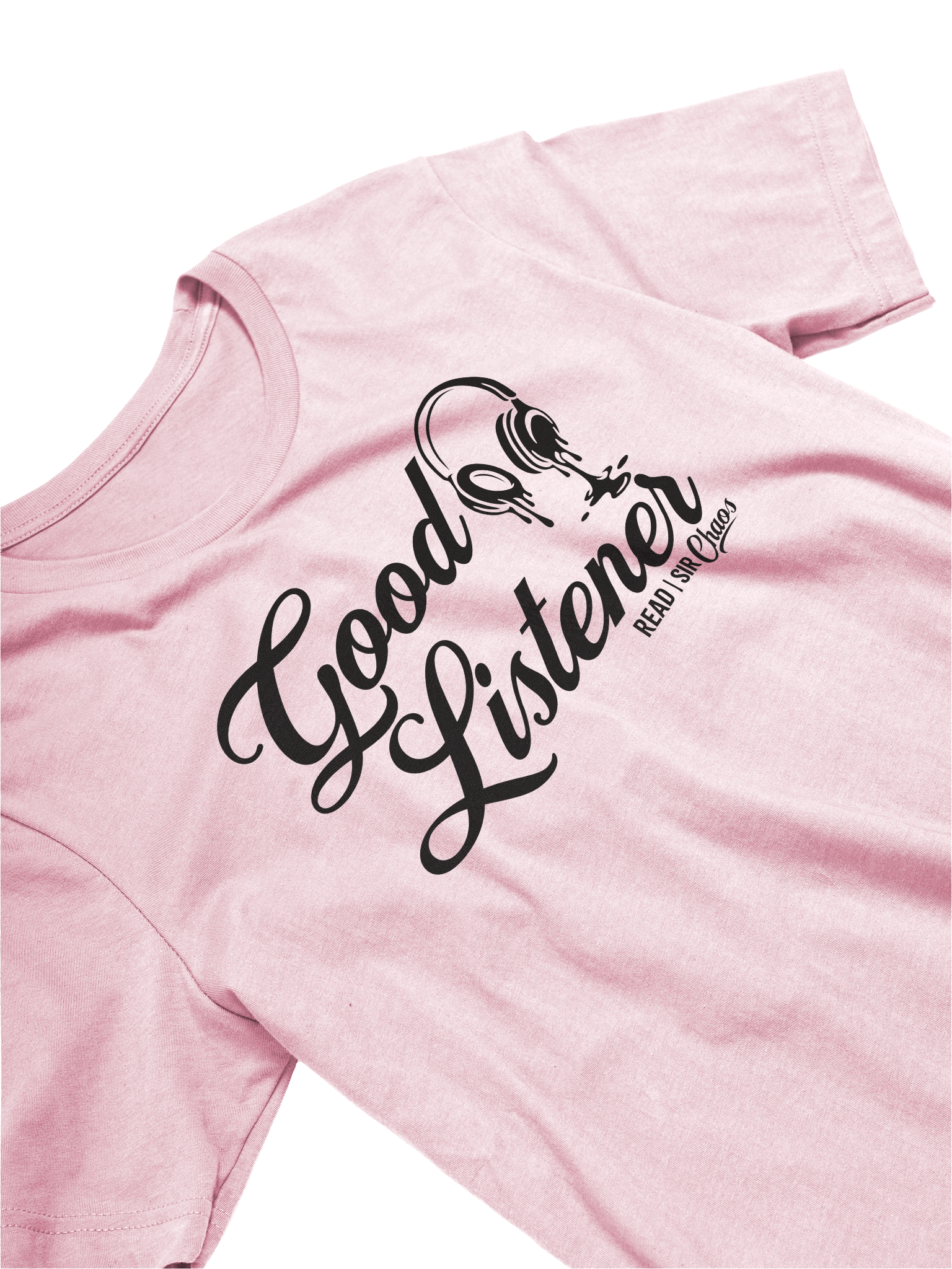 Good Listener Tee - Black Text product image (25)