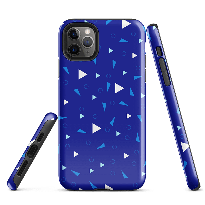Geometric Blue Tough Case for iPhone® product image (3)