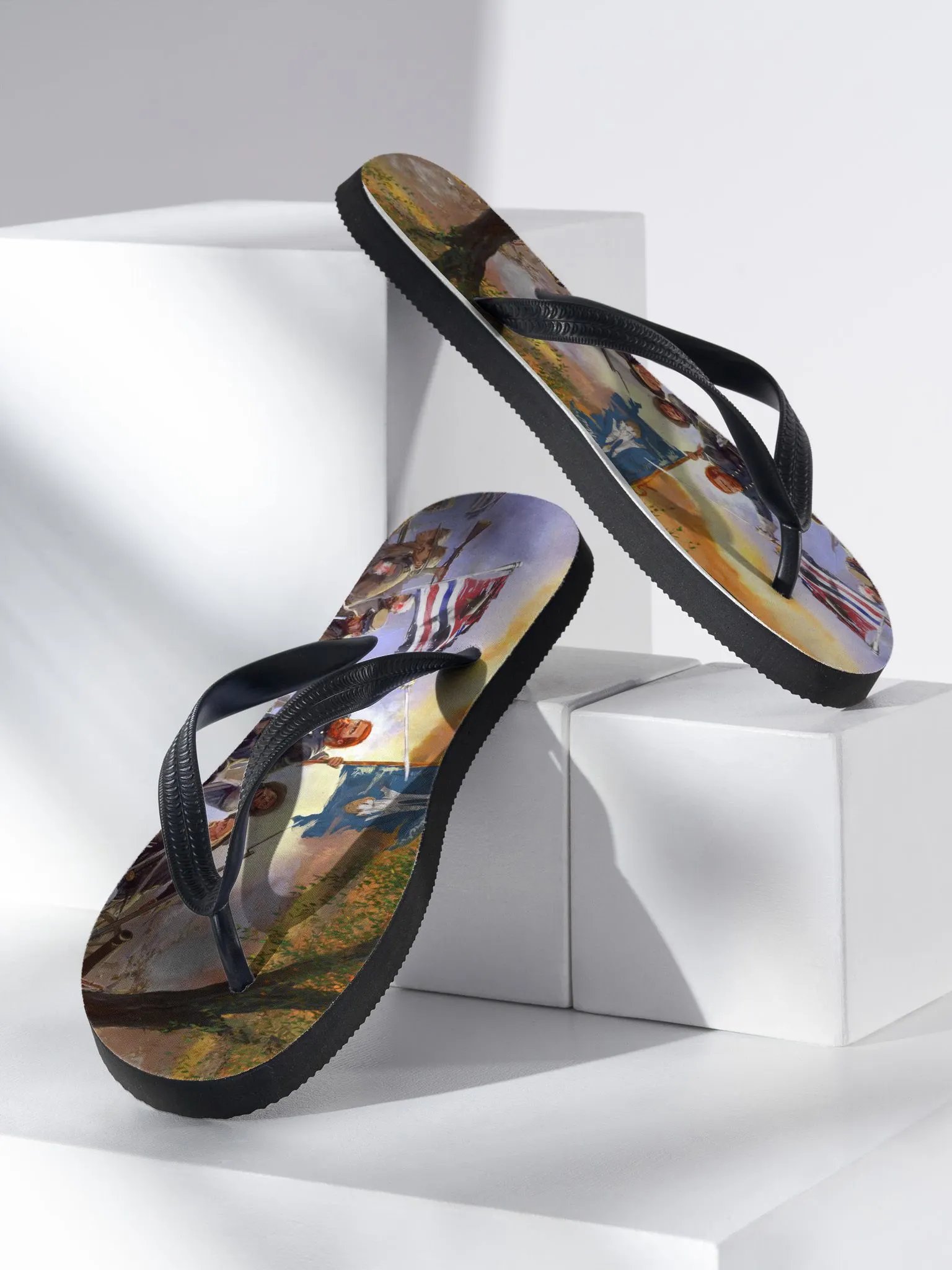 7th LA Pelican Regiment Flip Flops product image (2)