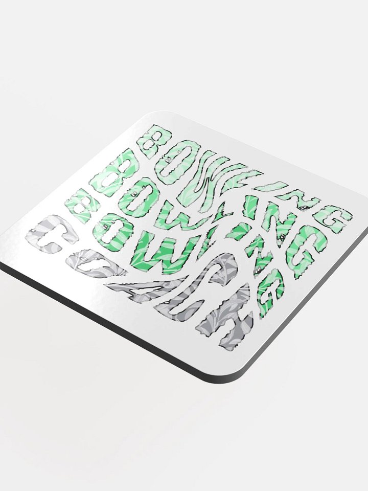 Bowling Coach Distorted Coaster Set product image (1)