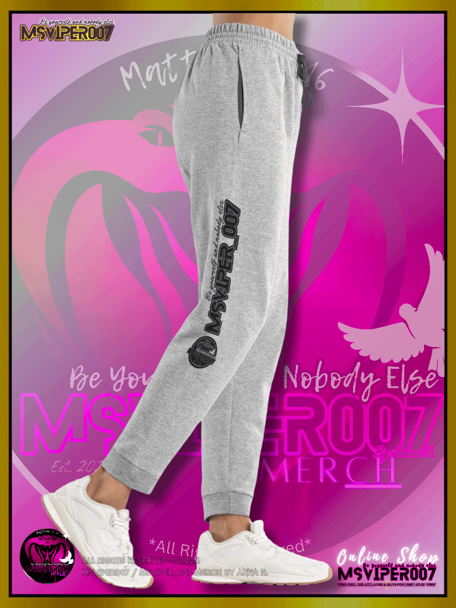 Pants - "MsViper_007™ Brand" [grey/blk] - Support&Sport" Cozy Comfort Jogger Pants By Anna H. product image (6)