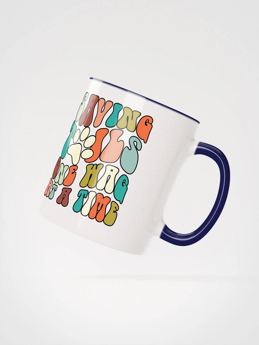 "Saving tails" Ceramic Mug with color inside product image (3)