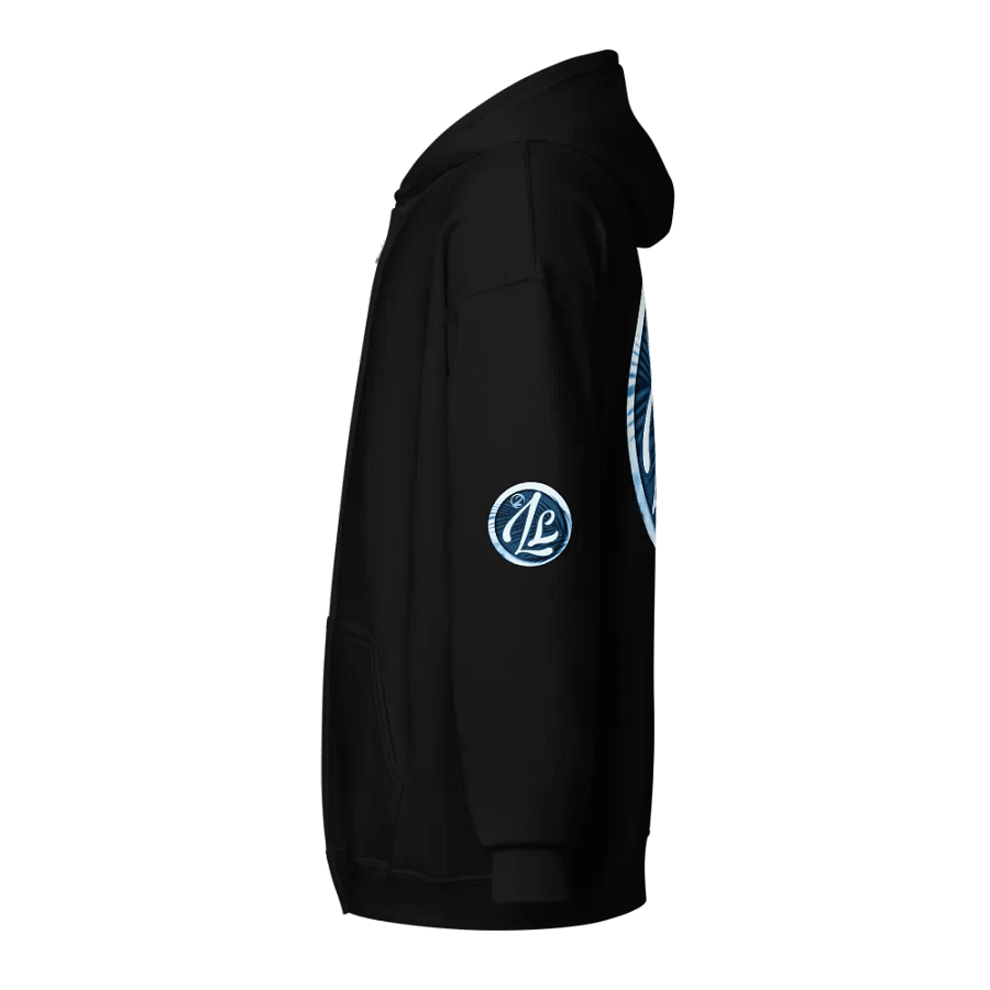 Aqua Essence Palm Leaf Logo Zip Hoodie product image (3)