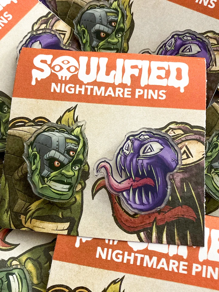 SOULIFIED Nightmare Acrylic Pins product image (1)