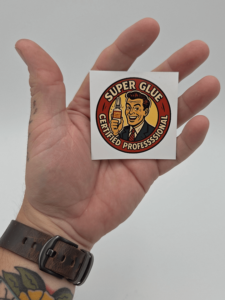 Super Glue Certified Professional Sticker product image (2)