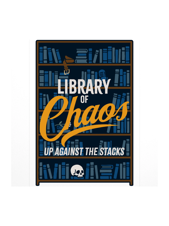 Library of Chaos Shelf Kiss Cut Sticker product image (1)
