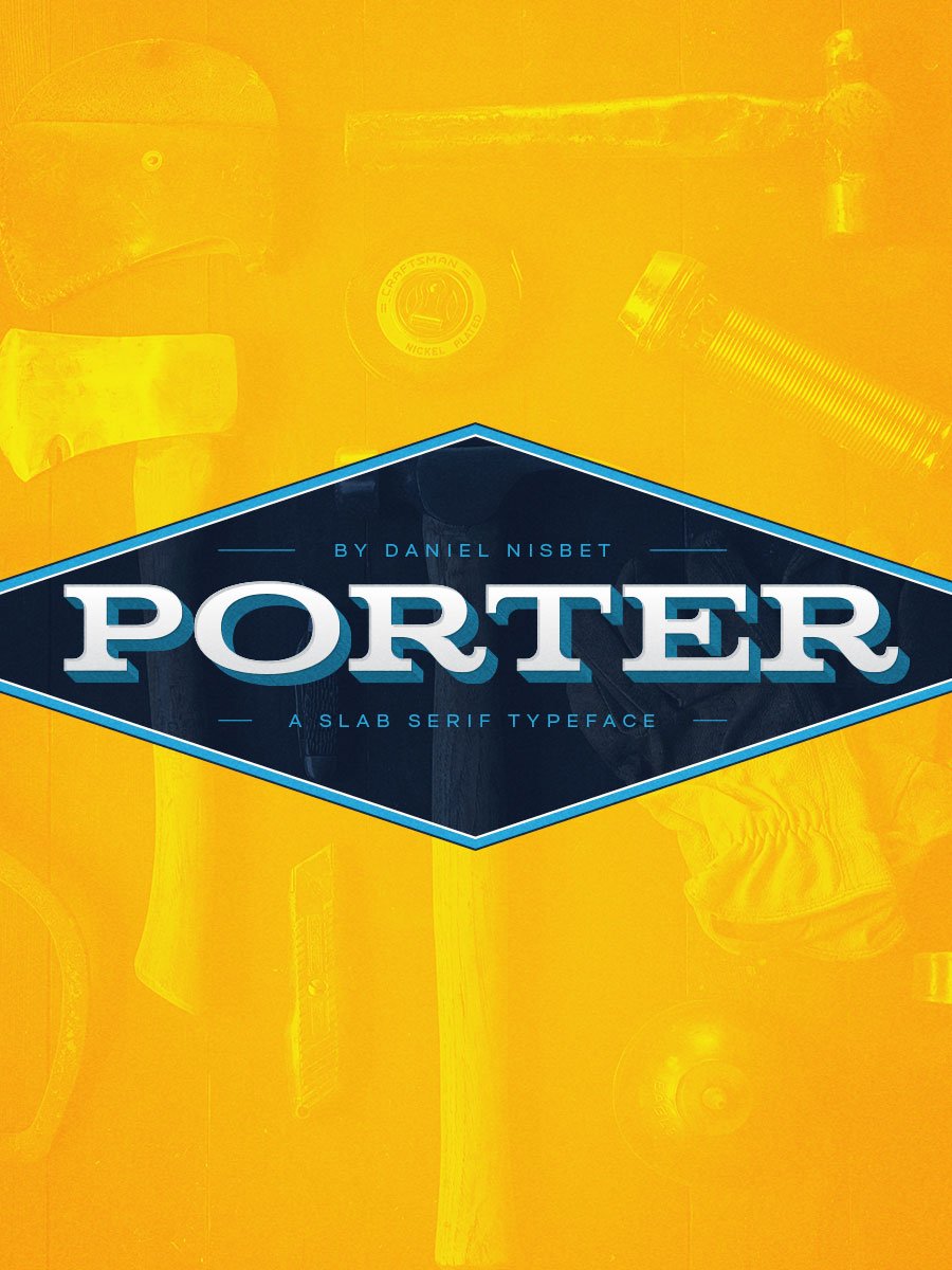 Porter - A Slab Serif Display Font product image (1)