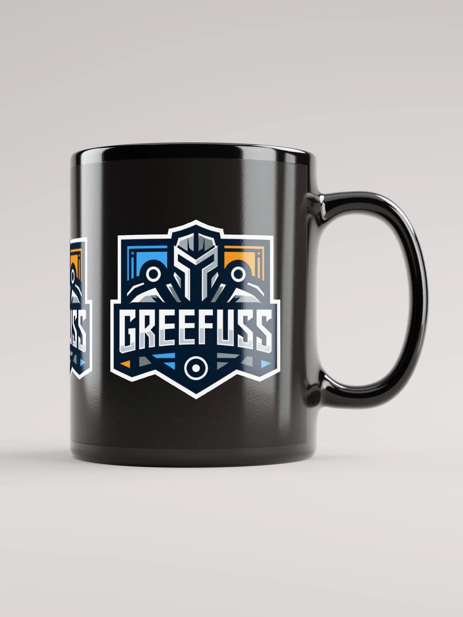 Industrial GREEFUSS KNIGHT Black Glossy Mug product image (1)