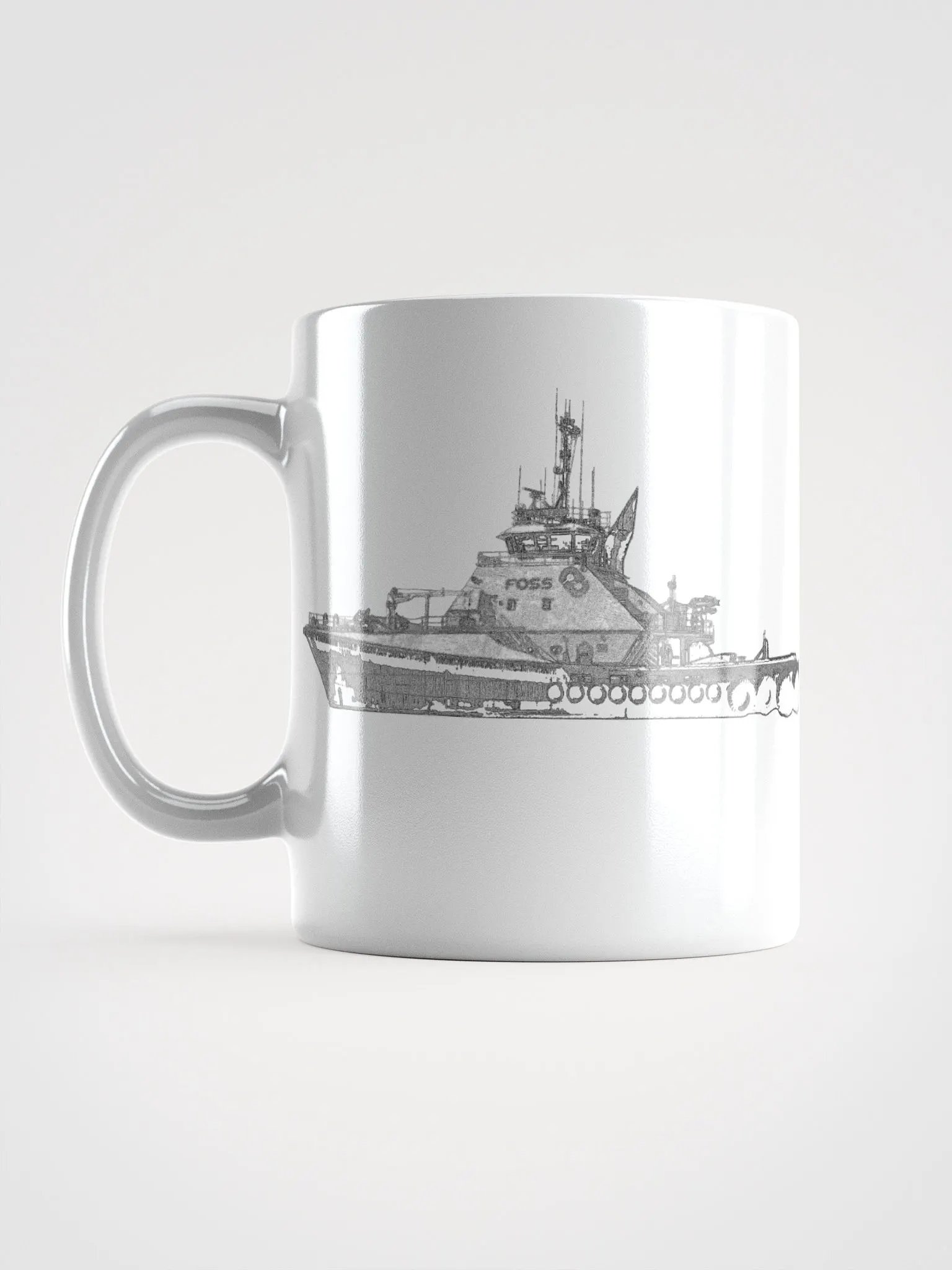 Foss Tugboat Sketch Mug 11oz, 15oz, & 20oz product image (6)