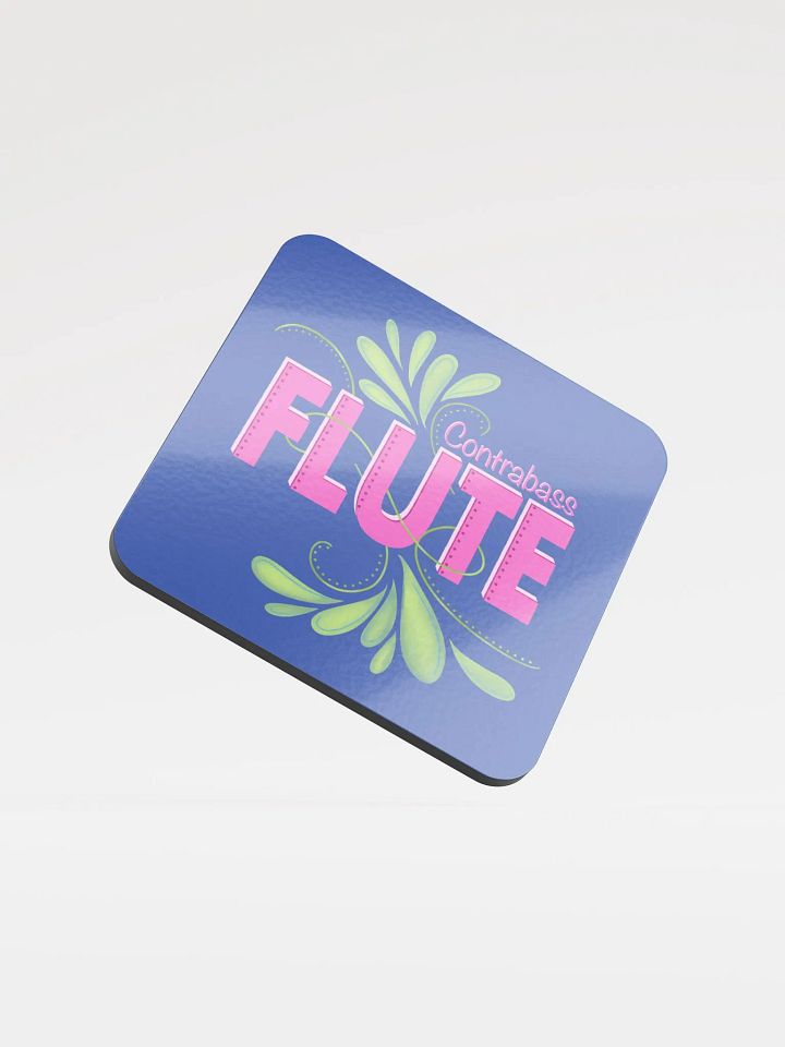 Flute Flourish Coaster - Contrabass product image (1)