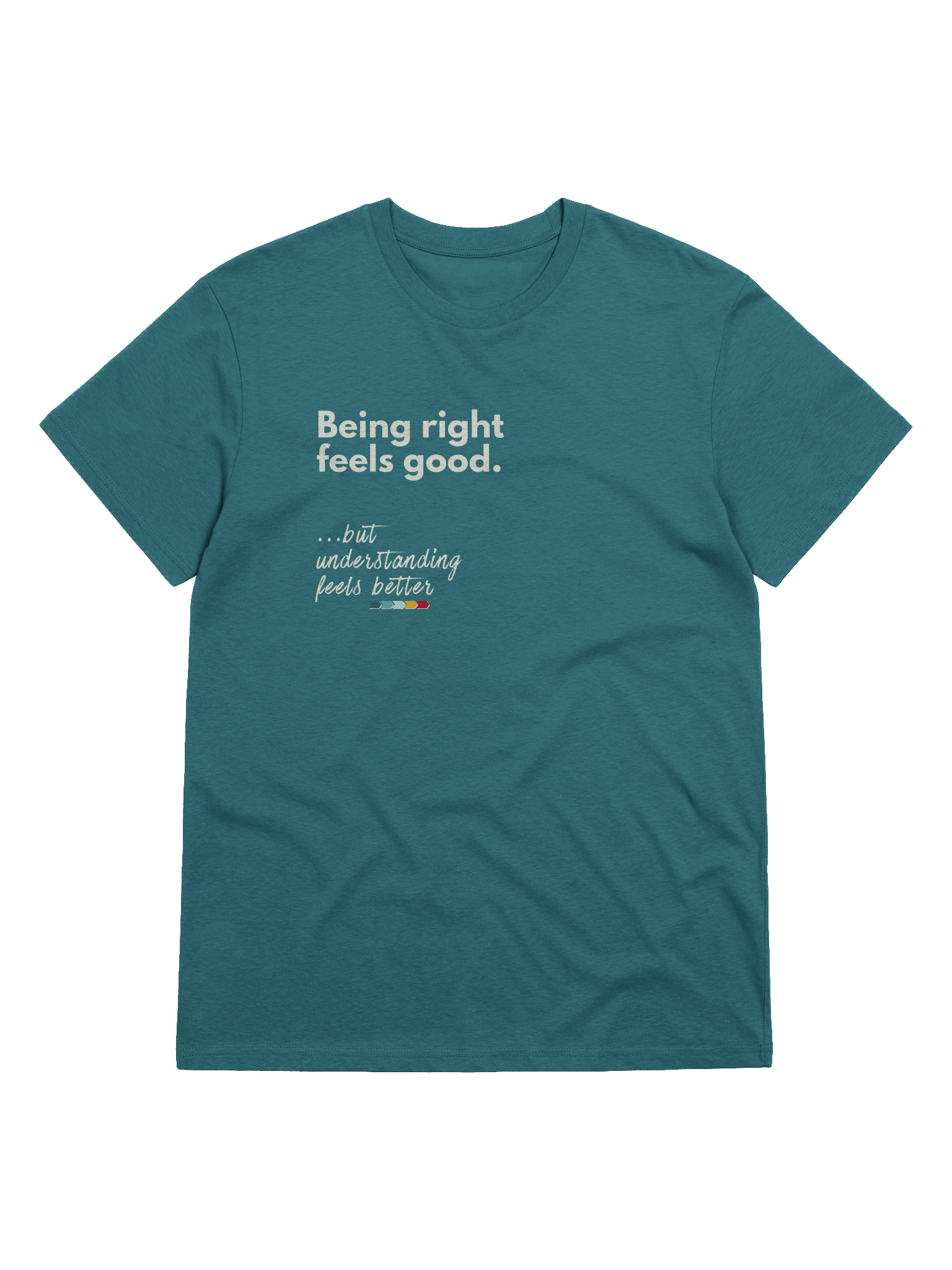 Empathy Edge Tee – “Feels Better” | Organic Cotton Graphic T-Shirt on Empathy & Understanding — Fulfilled in EU/UK product image (3)